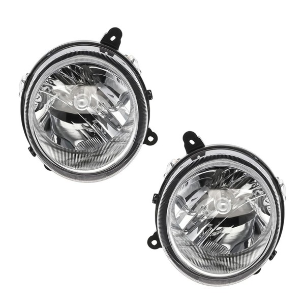 For Jeep Patriot Headlight Assembly 2007-2017 Pair Driver and Passenger