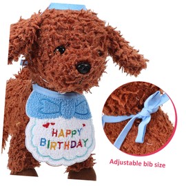SUPVOX Dog Cat Birthday Party Supplies Bib Hat Set Stylish Pet Outfit for Celebrations