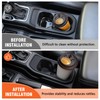 Cup Holder Coaster Fit for 2018-2024 Jeep Wrangler JL JLU
