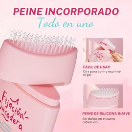 Cera para Cabello Mujer, Gel para Cabello Mujer Con Peine, Hair Wax Stick