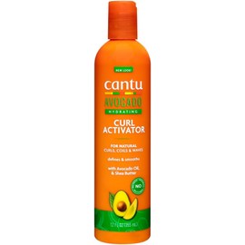 Cantu Crema activadora de rizos de aguacate con aceite de aguacate manteca de karité, 12 onzas
