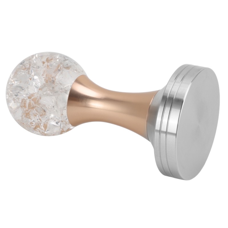 Crystal Ball Coffee Flat Tamper Stainless Steel Base Powder Hammer