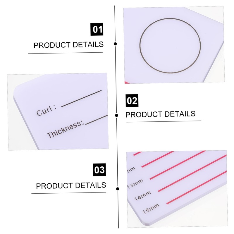 Gogogmee Lash Grafting Pallet Acrylic Lash Extension Tray Mini Size