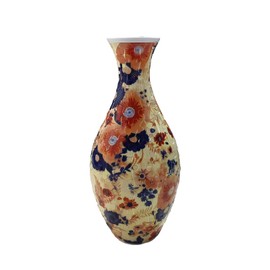 3D Puzzle Vase Unique Flower Vase Made by 160 Curved Plastic Puzzle Pieces, Relax Puzzle Flower Vase for Adults Home and Office Decor