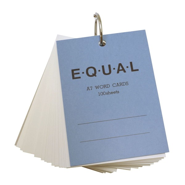 Life word card A7 equal P320 a blue