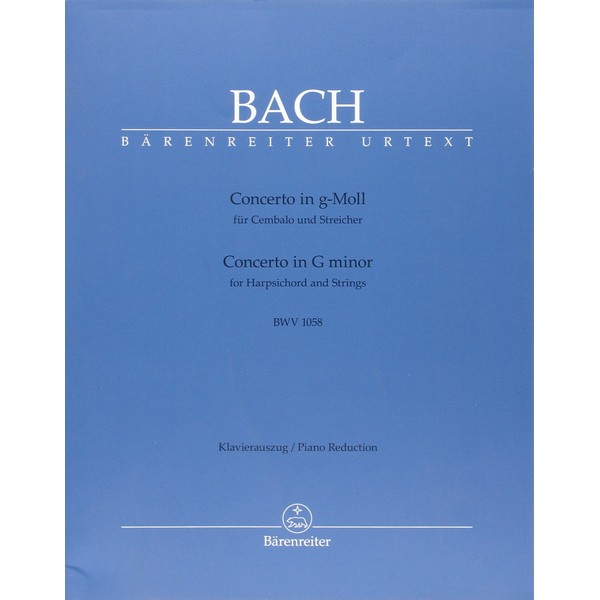 Cembalokonzert VII g-Moll BWV 1058