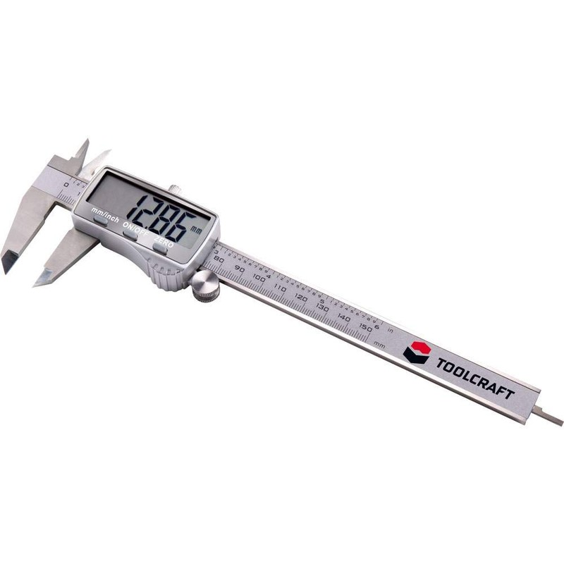 TOOLCRAFT Digital Vernier Caliper 150 mm I Calliper I Push
