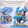 Cherry Blossom Tree Building Set with Gift Box, Ocean World