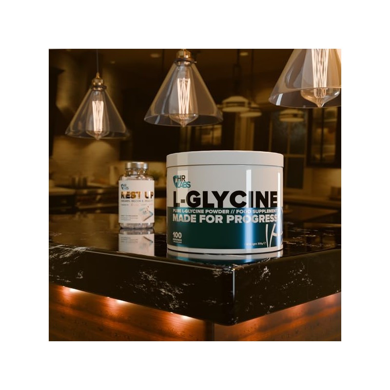 HR Labs HR Labs Pure L-Glycine Powder, Amino Acid, Easy