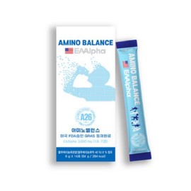 Amino Balance EAAlpha Leucine Protein Amino Acid Supplement 36 times more effective than BCAA 14 packets, 1 box, 14 pieces, 6g / 아미노밸런스 EAAlpha 류신단백질 아미노산보충제 BCAA의 36배효과 14포 1박스, 14개, 6g