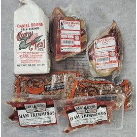 Southern Pinto Bean Meal Kit with Ham Hock Trimmings and White Self-Rising Cornmeal DOES NOT REQUIRE REFRIGERATION UNTIL OPENED