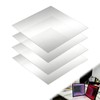 4 Pcs 12 x 12 Inch Acrylic Two Way Mirror