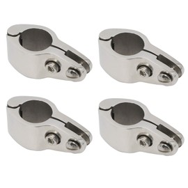 NovelBee 4pcs of 316 Stainless Steel Bimini Top Hinge Rail Mount 1"