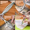 GZLCEU Fish Scaler 304 Stainless Steel Fish Scale Remover, Professional