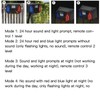 Solar Alarm Lamp IP65 Waterproof Infrared Siren Sound Light Alert