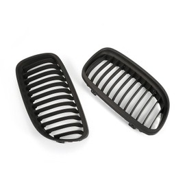 E90 E91 LCI 325i 328i 335i 4D 2009-2011 Matte Black Sport Kidney Front Grille Grills - Pair