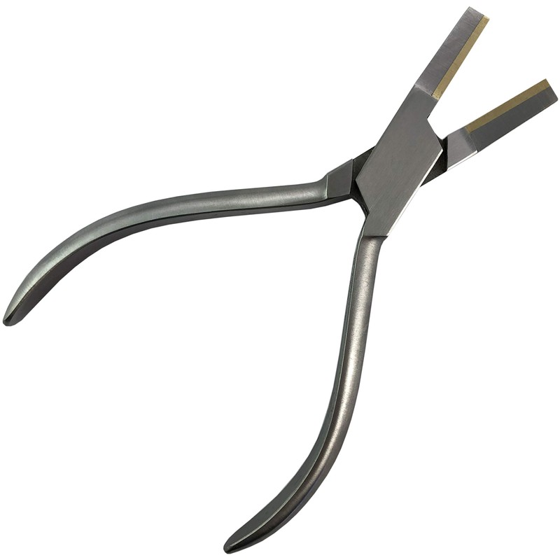 BRASS LINED SOFT JAW FLAT NOSE PLIERS : Quality Forming