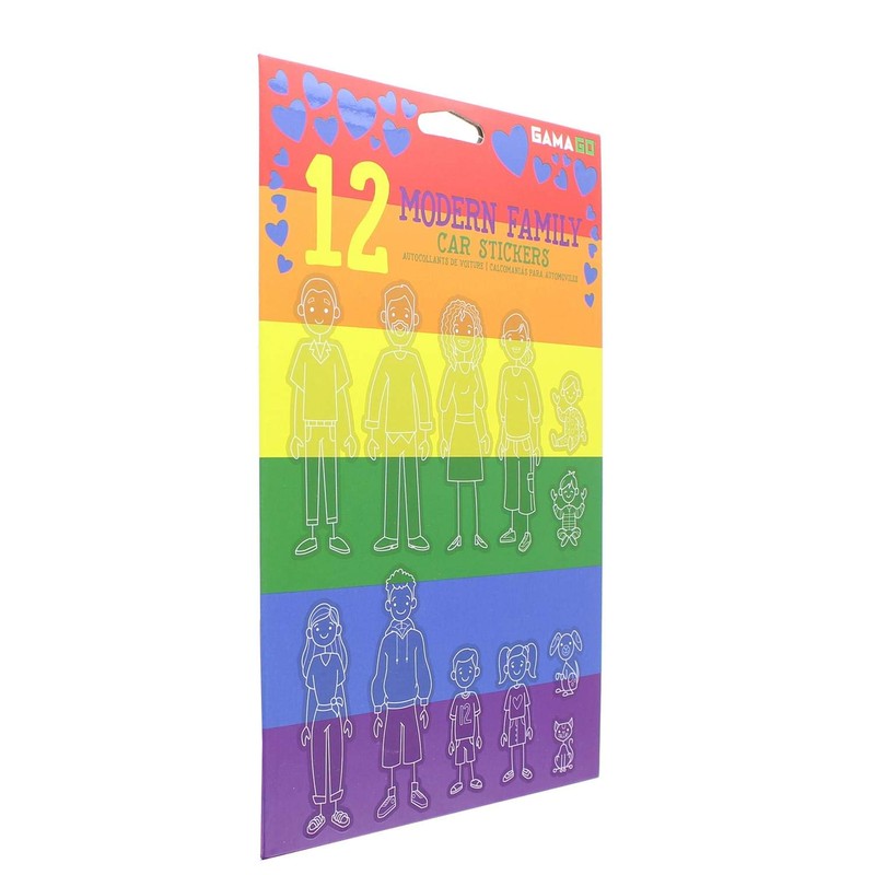 GAMAGO Modern Family Car Stickers,One Size