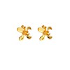 Sylph Women's 14K Gold Plated Flower Dangle Drop Earrings Chic