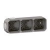 LEGRAND, Plexo 069680L Wet Room Surface-Mounted Box 3-Way Surface-Mounted Housing