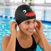 Penguin Silicone Swim Cap for Pool Training – Enlarged Elastic