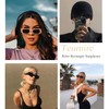 Retro Rectangle Sunglasses for Women Men Square Frame Sun Glasses