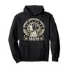 German Shorthaired Pointer Mom Retro Biker Wings Motorcycle Pullover Hoodie