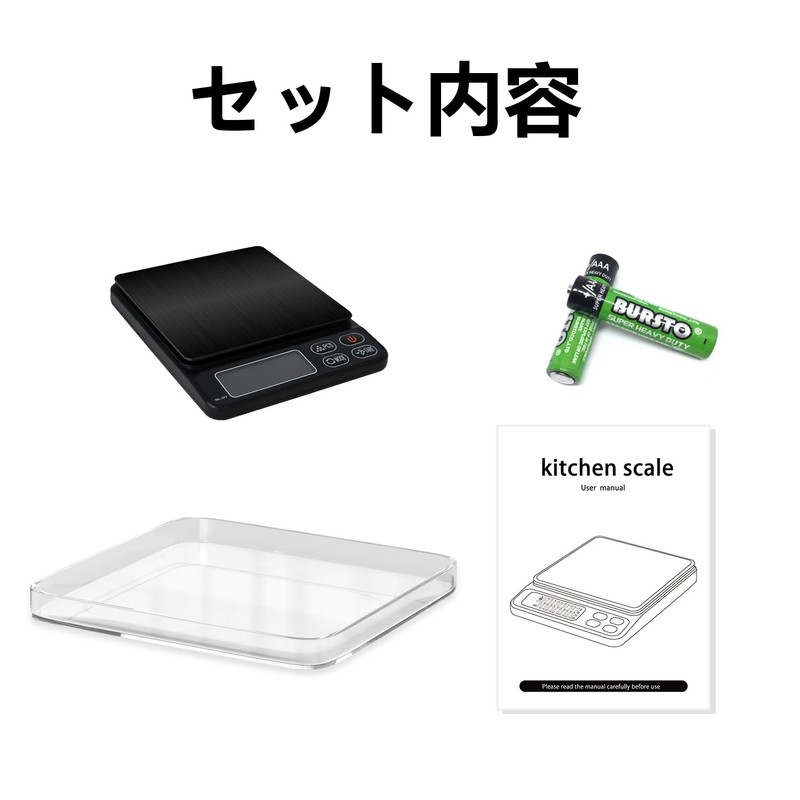 Scale, Digital Scale Scale, 10.1 oz (3000 g), Measuring Instrument,