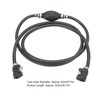 Fuel Line, Fuel Gas Line Hose 8mm Anti-Aging Black for