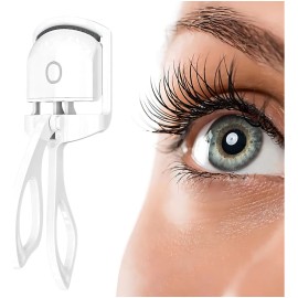Enchinador Rizador De Pestañas Electrico Termico Recargable Color Blanco