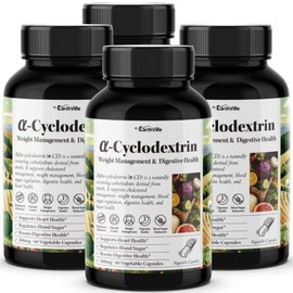 Earthville 4 AlphaCD Earthville AlphaCD 500mg 2-month supply Alpha-cyclodextrin 60 Veggie Capsules / 4개 알파CD 어스빌 알파시디 500mg 2개월분 알파시클로덱스트린 60베지캡슐