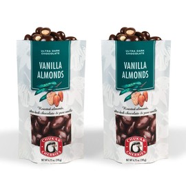 Dark Chocolate Vanilla Almonds (Vanilla Almonds, 2 Bags)