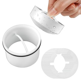 APAKA Hair Strainer with Immersion Pipe for Shower Drain Fitting Set, Compatible 6960, 6963, 6961, 6962 Hair Filter Strainer Insert Shower Drain Siphon, Drain Fitting Hair Strainer for Shower