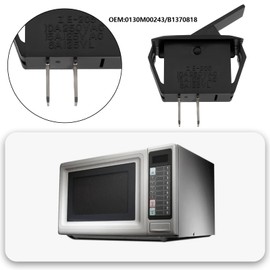 eMagTech 2Pcs 2Pin 250VAC Furnace Interlock Door Switch 0130M00243 B1370818 Compatible with Goodman Compatible with Amana