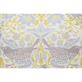 Half Moon Bay Strawberry Thief - by William Morris - Green/Blue 12 Inch Polyester Canopy/Metal Frame Stick Umbrella