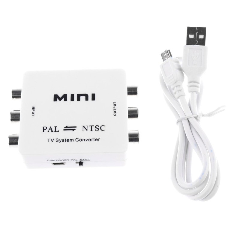 PAL/NTSC/SECAM/NTSC Mini TV System Switch Converter