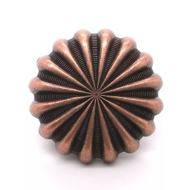 Stecksstore Pinwheel Concho Antique Copper 1.25" (3.17 cm) by Stecksstore 2256-10