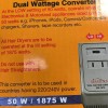 Simran Foreign Travel Converter 50-1875 Watt 220 To 110 Volt