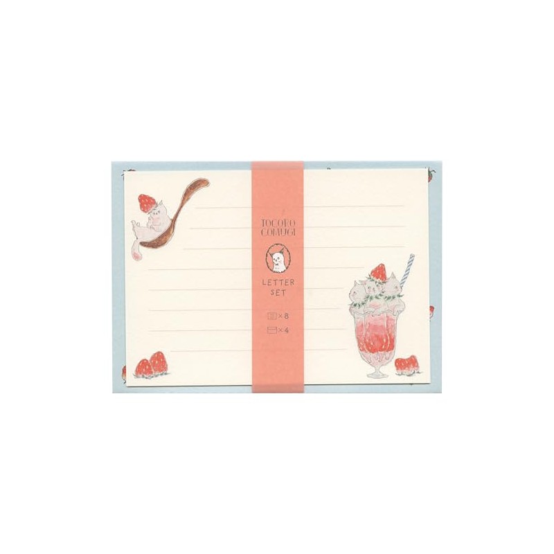 Tokoro Wheat Letter Set/Strawberry