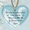 "Heaven in Our Home" Heart-Shaped Memorial Plaque - Available in