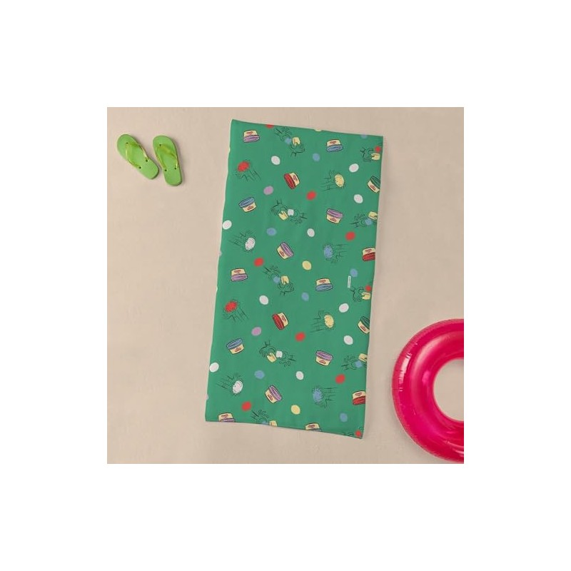 CafePress Play Doh Pattern: Design It 35"x70", Oversized, Soft Beach