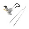 Stainless Steel Fishing Rod Holder 360° Rotatable Adjustable Ground Insert