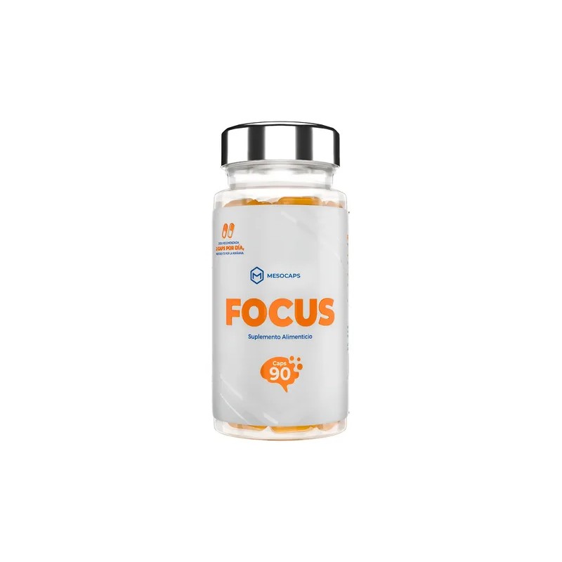 Suplemento Natural Focus 90 Cápsulas Para La Concentración