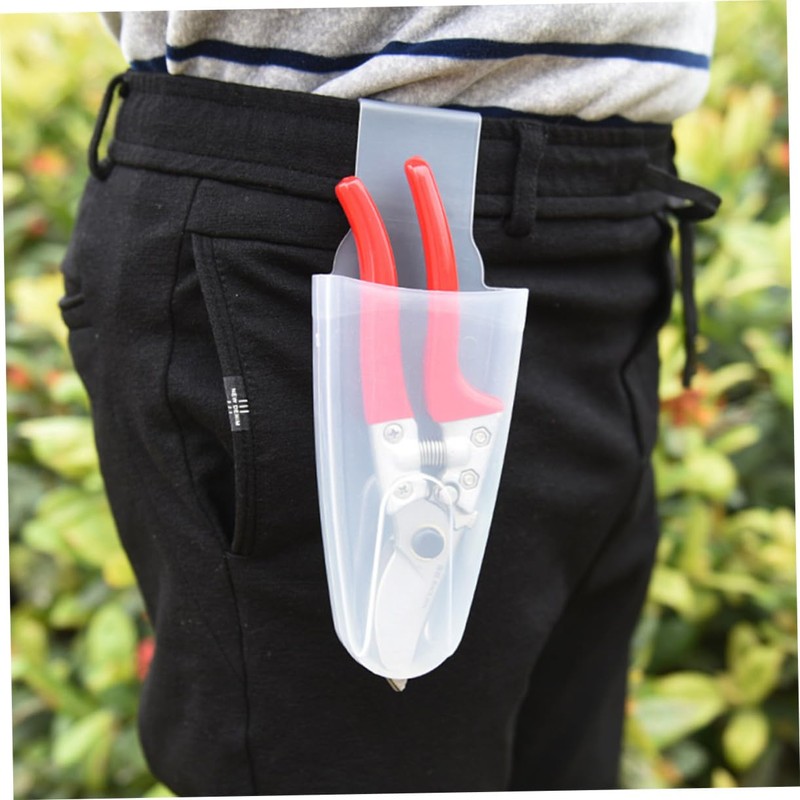 LALAFINA 2pcs Pruning Shears Holder Protective Plastic Case for Scissors