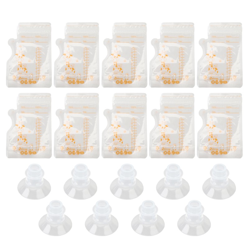 Flange Inserts Accessories for Breastfeeding 9pcs Wearable Silicone Flange Inserts
