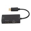 DisplayPort to VGA Video Adapter 3 in 1 Portable DP