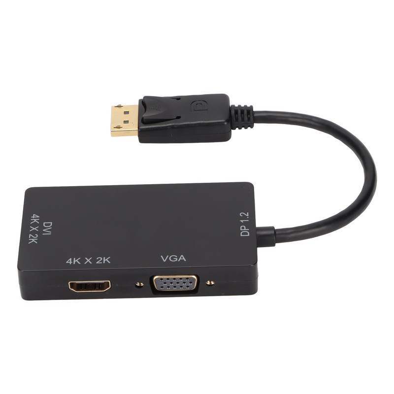 DisplayPort to VGA Video Adapter 3 in 1 Portable DP