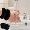 6 Pcs Spa Headband and Wristband Set, Multicolour Microfiber Fleece
