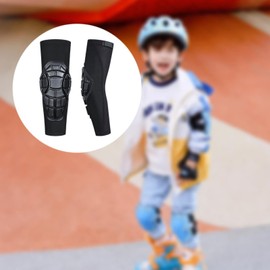 F Fityle Kids Elbow Pads Guards Arm Elbow Sleeves Support, Padded Elbow Forearm Sleeves for Cycling Volleyball Soccer Kickboxing Sport