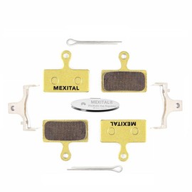 MEXITAL 2 pairs Sintered Disc Brake Pads fit for Shimano Deore M610 M615 M6000 SLX M666 M675 M7000 XT M785 M8000 Saint BR-M820 XTR M960 M985 M987 M988 M9000 M9020 Alfine BT-S700 RS785 RS685 MXTS02-2